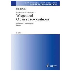 4 British Folk Songs : 3. O can ye sew cushions