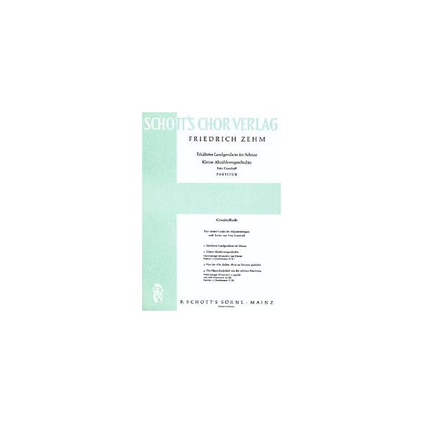 Grasshoffiade : Vier heitere Lieder