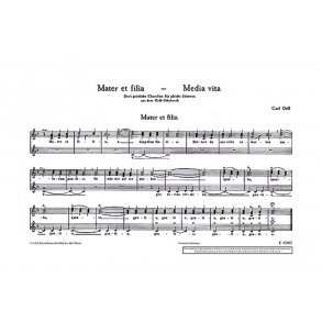 Zwei geistliche Chorsatze : aus dem Orff-Schulwerk