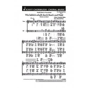 Vom edlen Jagerleben : 2. Wie lieblich schallt durch Busch und Wald