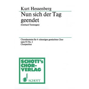 Zwei Choralmotetten op. 93 : 2. Nun sich der Tag geendet
