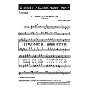 O Heiland, reis die Himmel auf : Ein Zyklus alter Advents- und Weihnachtslieder