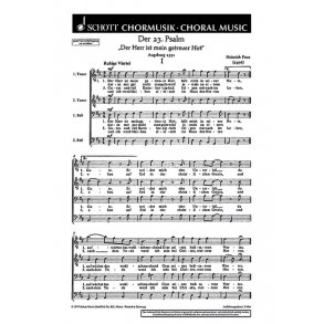 Der 23. Psalm : Der Herr ist mein getreuer Hirt