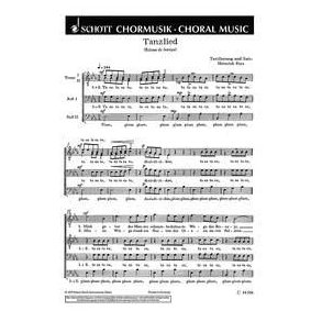 Tanzlied : Mich gebar des Meeres schaumbekranzte Woge (Ritmo die Joropo)