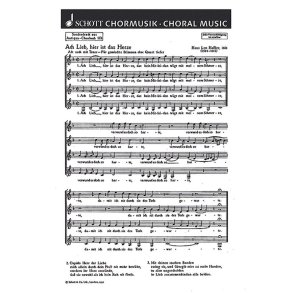 Ach Lieb, hier ist das Herze-Frau Nachtigall.. : (Volkslied)