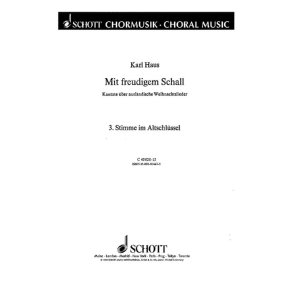 Mit freudigem Schall : Kantate uber auslandische Weihnachtslieder