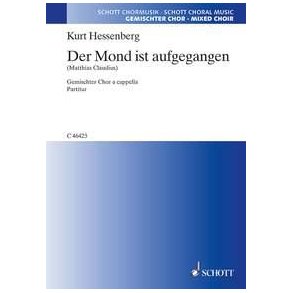 2 Abendlieder : 1. Der Mond ist aufgegangen