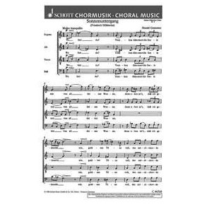 Sieben Holderlin-Chore GeWV 40 : 4. Sonnenuntergang Wo bist du?