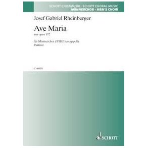 Ave Maria op. 172 : aus Messe in B-Dur