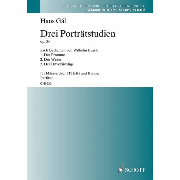 Drei Portratstudien op. 34