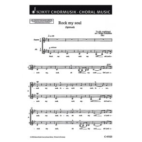 Drei Negro-Spirituals : 3. Rock my Soul