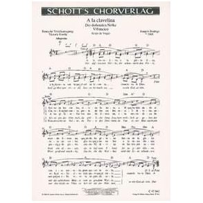 A la clavelina - Der duftenden Nelke : Viallancico - Weihnachtslied