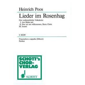 Lieder im Rosenhag : Drei weihnachtliche Volkslieder