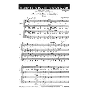 3 Negro-Songs : 3. Little David, Play on your Harp (Spiritual)