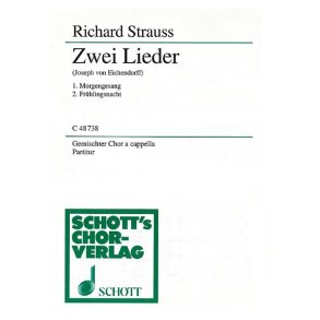 Zwei Lieder o. Op. AV. 25 : for mixed chorus a cappella