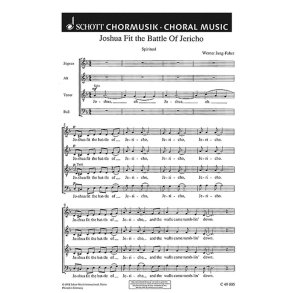 Spirituals : Joshua fit the battle of Jericho