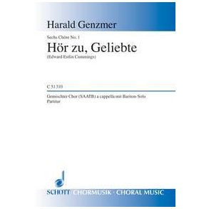 Sechs Chore GeWV 45 : 1. Hor zu, Geliebte