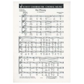 Der Pfennig (The Penny) : Kommt Kunst gegangen vor ein Haus