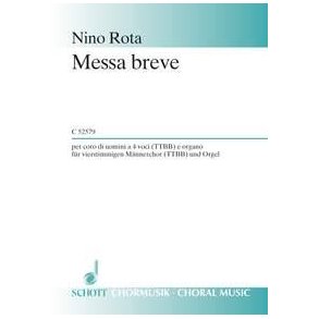 Messa breve : for men's choire with 4 voices (TTBB) and organ