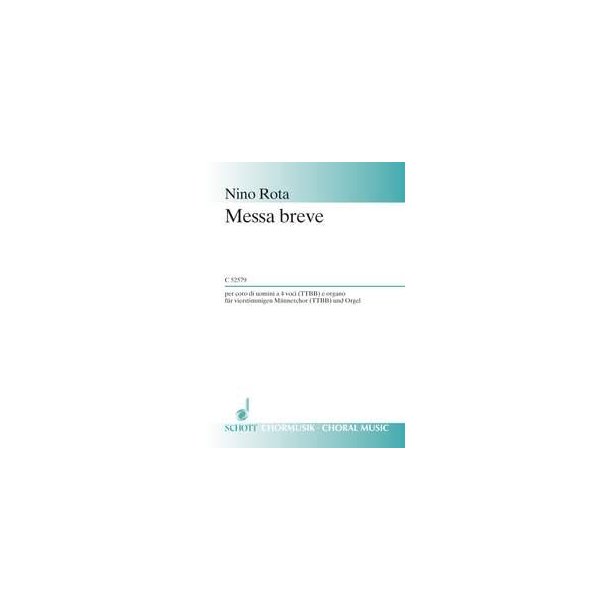 Messa breve : for men's choire with 4 voices (TTBB) and organ