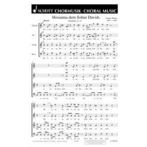 Hosianna dem Sohne Davids : (Matthew 21,9)