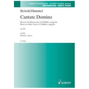 Cantate Domino op. 97c : Motet