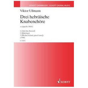 Three Hebrew pieces for boys' choir