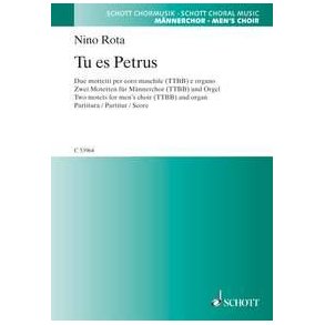 Tu es Petrus : Two motets for men's choire (TTBB) and organ