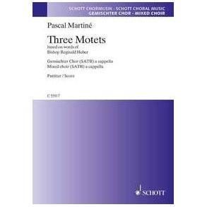 Three Motets : based on words of Bishop Reginald Heber