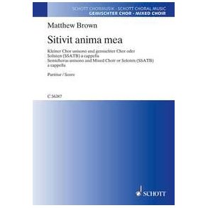 Sitivit anima mea : My soul has thirsted