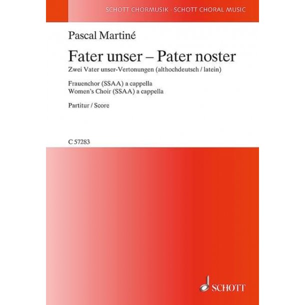 Pater noster : Two settings of the Lord's Prayer (Old High German/Latin)