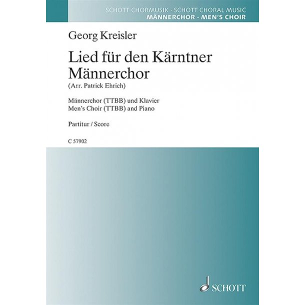 Lied F&uuml;r Den K&auml;rntner M&auml;nnerchor : Georg Kreisler - Lieder und Chansons
