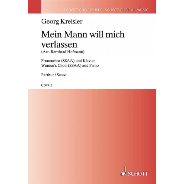 Mein Mann Will Mich Verlassen : Georg Kreisler - Lieder und Chansons