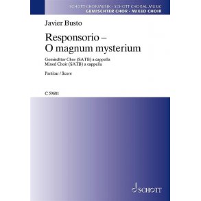 Responsorio - O magnum mysterium