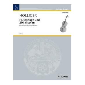 Flusterfuge und Zirkelkanon : fur 4 Violoncelli (oder 4 Fagotte)