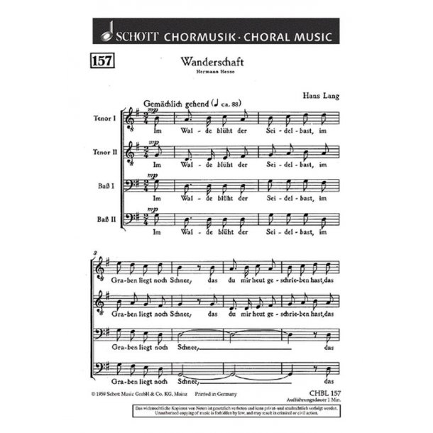 Wanderschaft : Im Walde bluht der Seidelbast