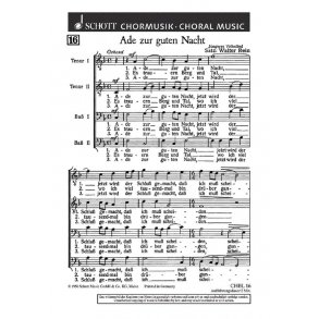 Ade zur guten Nacht : (Mitteldeutschland)