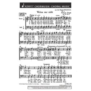 6 Lieder aus des Knaben Wunderhorn op. 30 : 5. Weine nur nicht / 6. Biwak Habt ihr die Husaren gesehen?