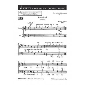 Vier heitere Mannerchore : 1. Ausschuss Ist irgendwo viel Geld vertan