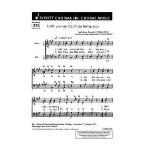 Lasst uns ein Stundlein lustig sein : aus Newes Teutsches Musicalisches froliches Convivium, Coburg 1621