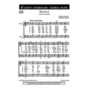 Weinlied : Ein Konig ist der Wein