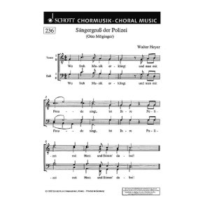 Wahlspruch fur die Deutsche Feuerwehr : Treue sei unsre Zier / Wo froh Musik erklingt