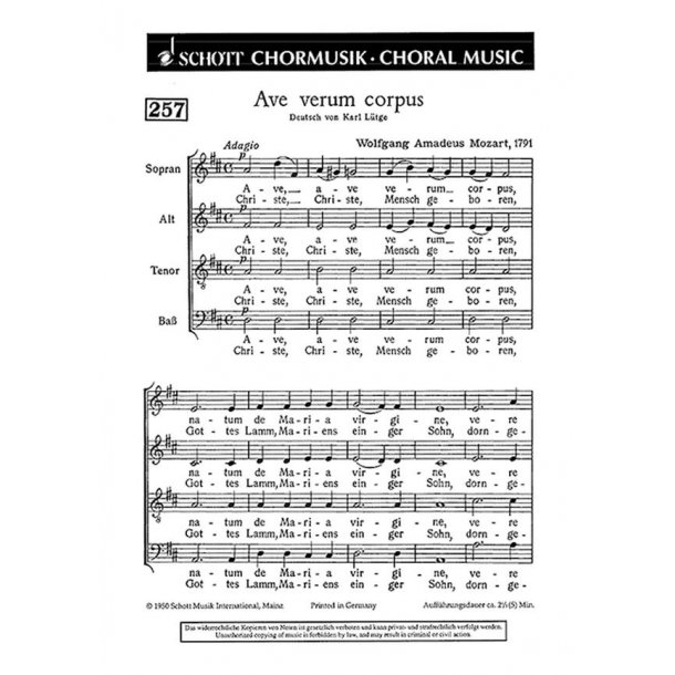 Ave verum corpus KV 618