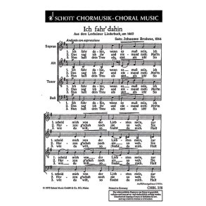 Ich fahr' dahin : (Lochheimer Liederbuch)