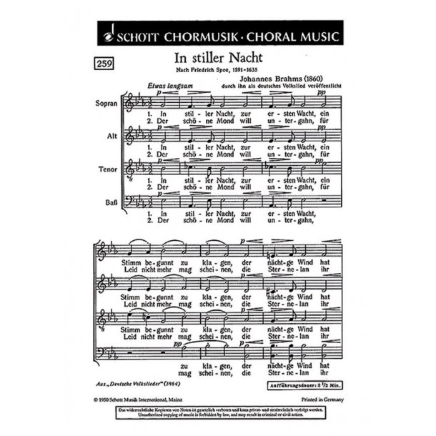 In stiller Nacht
