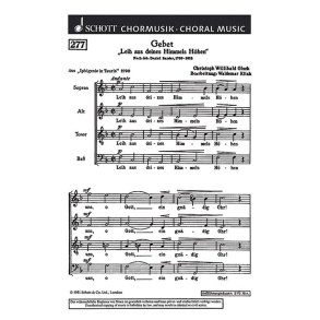 Gebet : Leih aus deines Himmels Hohen aus Iphigenie in Tauris