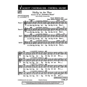 Sanctus : Heilig ist der Herr aus Deutsche Messe