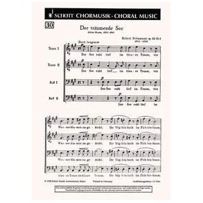 Der traumende See op. 33/1 : Der See ruht tief im Blauen