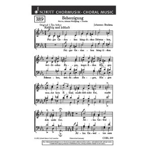 Beherzigung : Feiger Gedanken