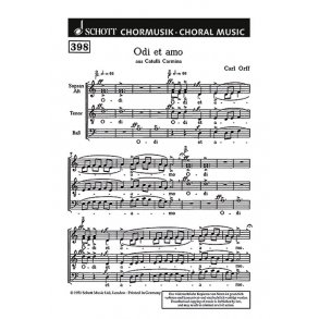 Odi et amo : from Catulli Carmina